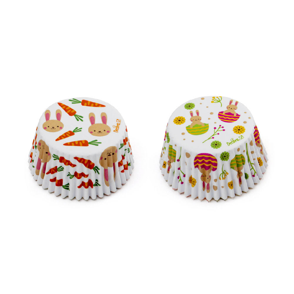 Decora Backförmchen – ofenfest bis 220 °C – Papier, mehrfarbig – Ø 5 × 3,2 cm – 36 Stück