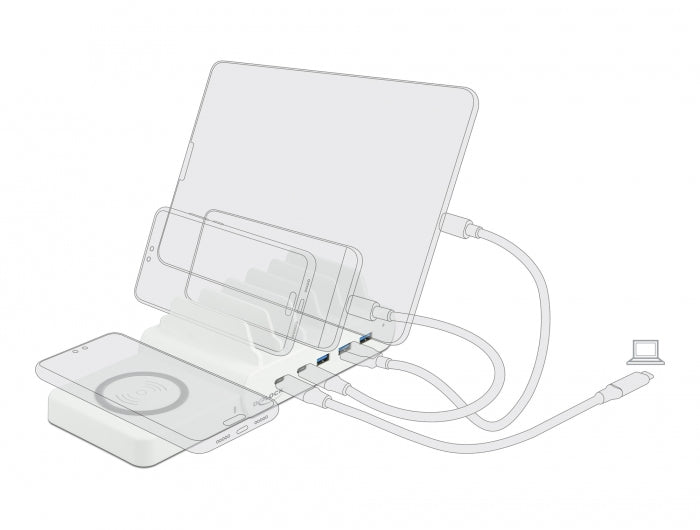 DeLOCK Ladestation – für USB-Ladegeräte