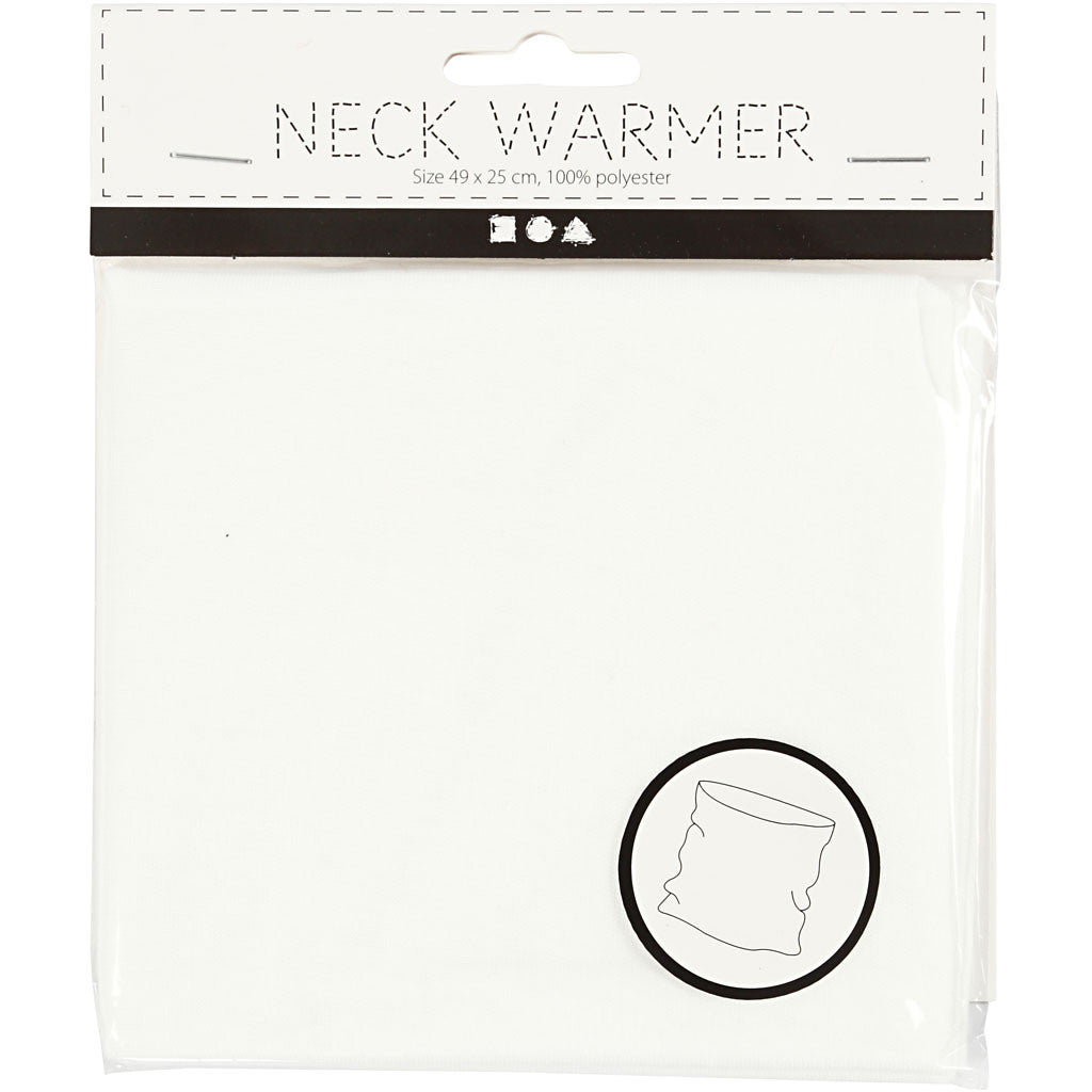 Creativ Company Schlauchschal, weiss, 49 × 25 cm, Polyester, 1 Stk