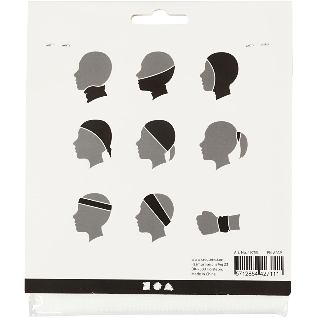 Creativ Company Schlauchschal, weiss, 49 × 25 cm, Polyester, 1 Stk