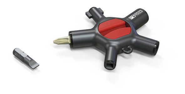 PB Swiss Tools Multi-Bit-Schraubenzieher-Set PH/SL/Dreieck/SQ, 9-teilig, magnetisch – PB 900.V01