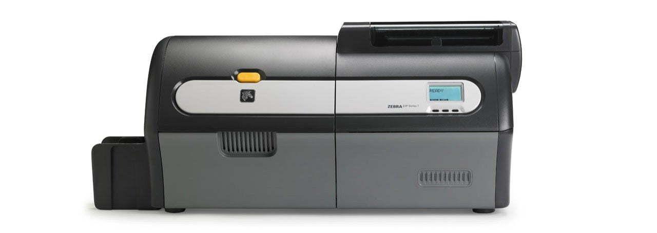 Zebra ZXP7 – Kartendrucker, Duplex, UHF RFID, Magnetencoder, für PVC-Karten 85,6 × 54 mm, USB, WLAN