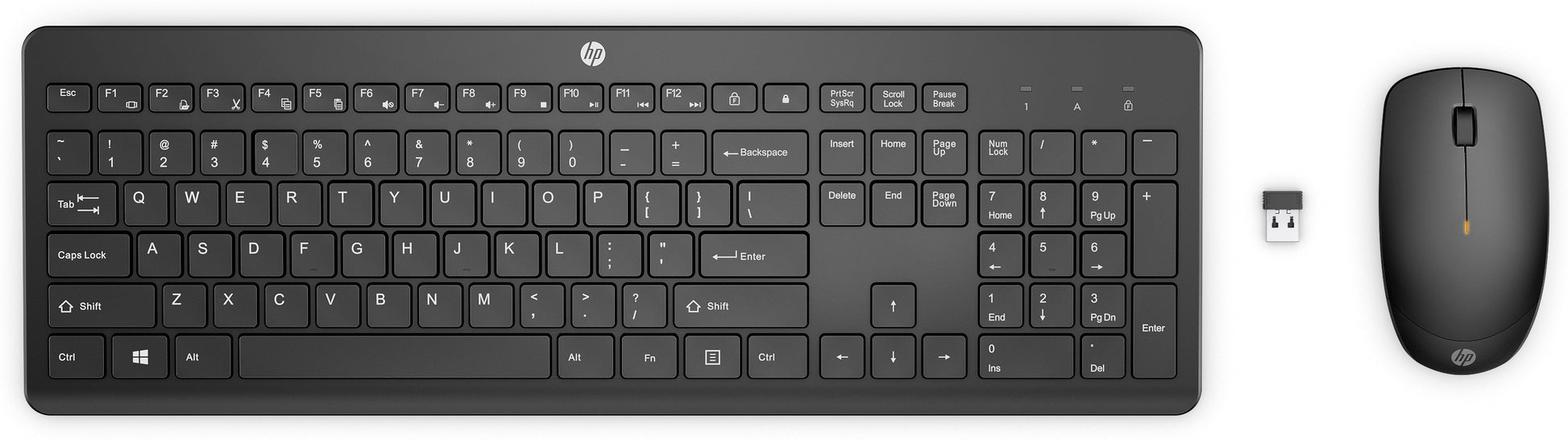 HP 235 WL – Tastatur- und Maus-Set – 2,4 GHz – Schwarz