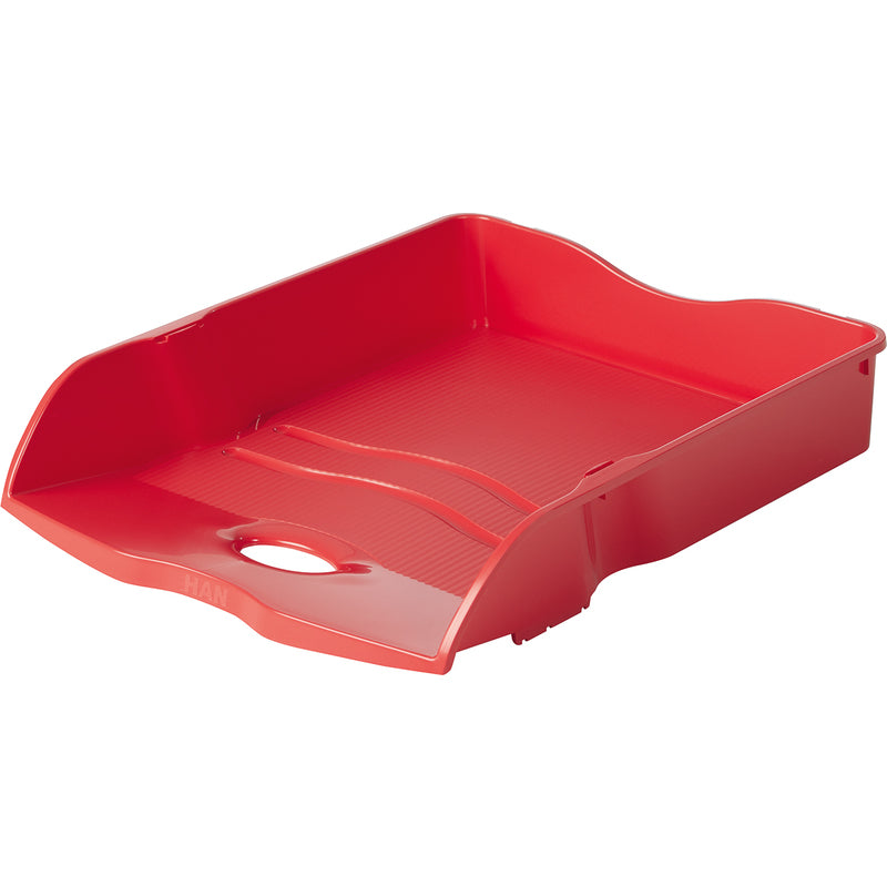 HAN Briefkorb für A4, Polypropylen (PP), Rot, 259 × 63 × 351 mm