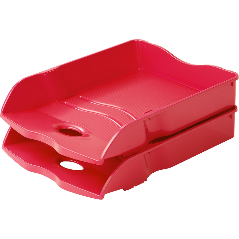 HAN Briefkorb für A4, Polypropylen (PP), Rot, 259 × 63 × 351 mm