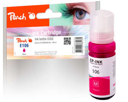 Peach Magenta Tintenpatrone (Kompatibel) – 5'000 Seiten – für Epson EcoTank ET-7700/ET-7750, L 7100/7160/7180