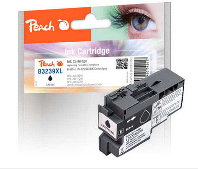 Peach LC-3239XL Schwarz Tintenpatrone (Kompatibel) – 127 ml – für Brother HLJ 6000/6100, MFCJ 5945/6945/6947