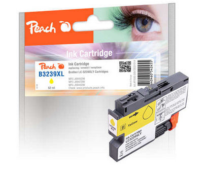 Peach LC-3239XL Gelbe Tintenpatrone (Kompatibel) – 53 ml – für Brother HLJ 6000/6100, MFCJ 5945/6945/6947