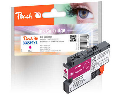 Peach LC-3239XL Magenta Tintenpatrone (Kompatibel) – 53 ml – für Brother HLJ 6000/6100, MFCJ 5945/6945…