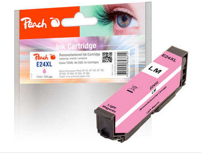 Peach 24XL Helle Magenta Tintenpatrone (Kompatibel) – 735 Seiten – für Epson XP-55/XP-750/XP-760 …