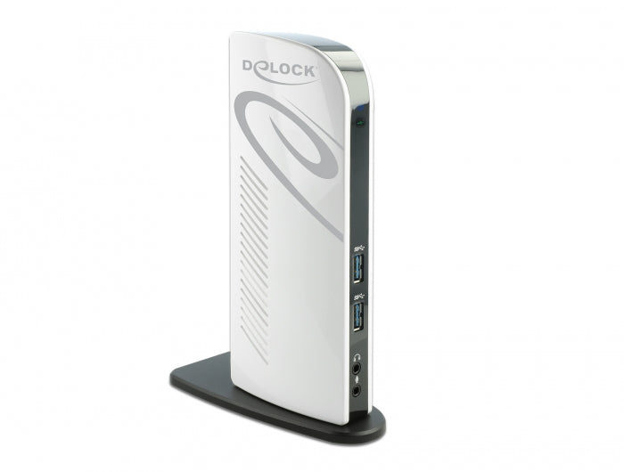 DeLOCK 87771 Dockingstation – USB-A, 2× HDMI, 6× USB-A, GbE, 3,5 mm Audio, für Windows/Mac