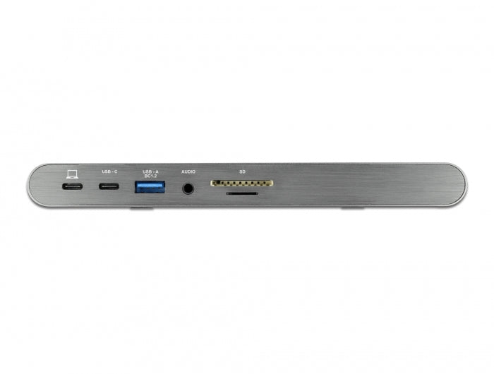 DeLOCK 87772 Dockingstation – Thunderbolt 3, 2× DP, 1× HDMI, 3× USB-A, 2× USB-C, für Windows/Mac/Android
