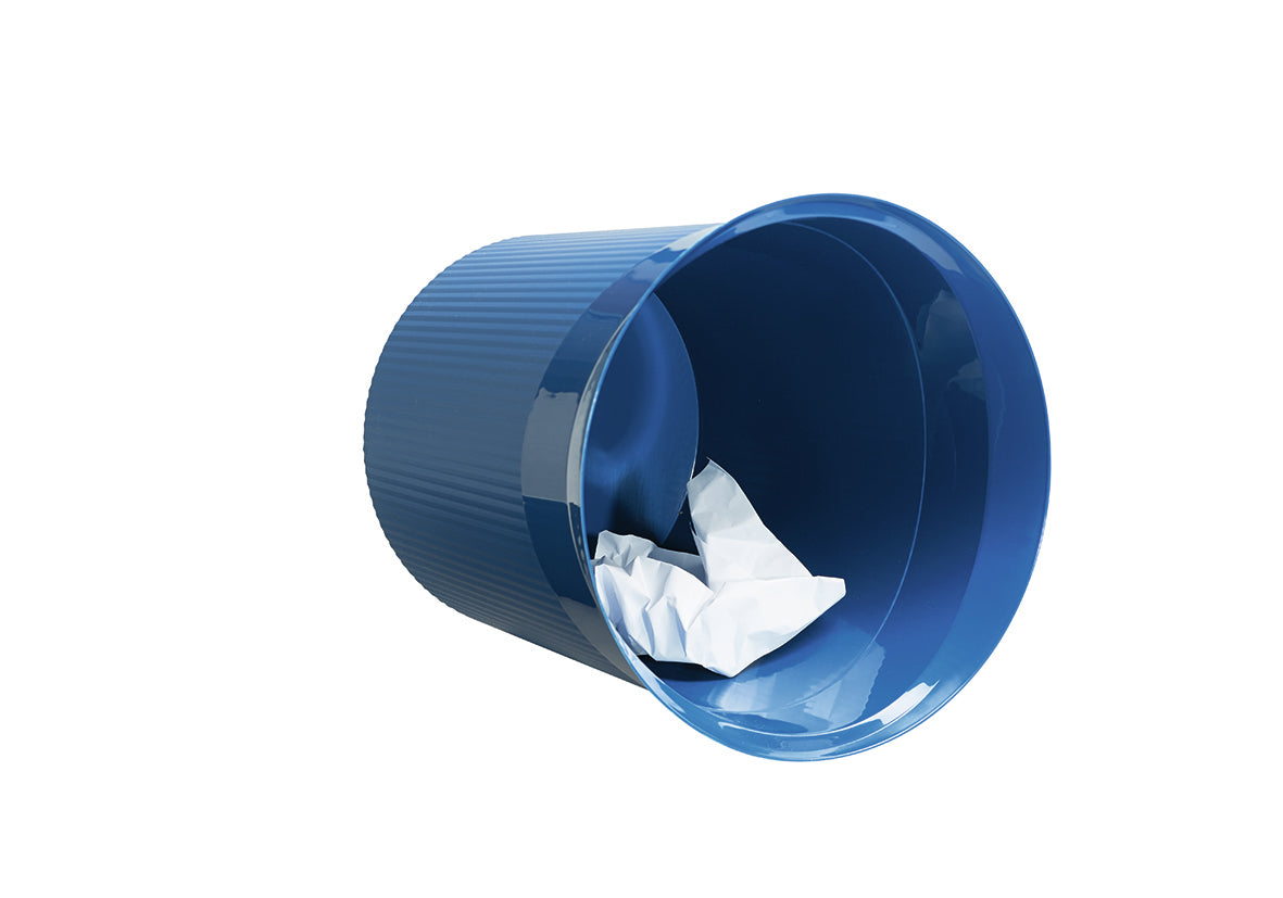 HAN Papierkorb Re-LOOP – 13 l – Kunststoff, rund – blau