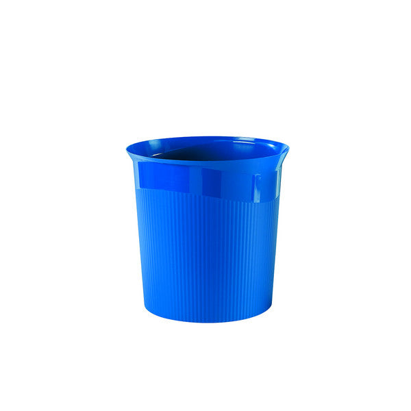 HAN Papierkorb Re-LOOP – 13 l – Kunststoff, rund – blau
