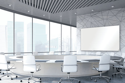 Nobo Whiteboard – 199,2 × 98 cm, lackierter Stahl, magnetisch, Wandmontage