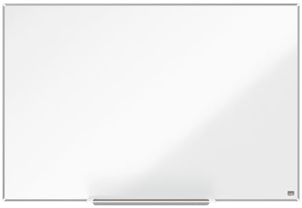 Nobo Whiteboard – 90 × 60 cm, Emaille, magnetisch, Aluminiumrahmen, Wandmontage