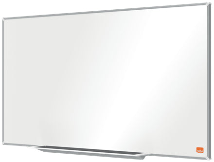 Nobo Whiteboard – 71 × 40 cm, Emaille, magnetisch, Aluminiumrahmen, Wandmontage