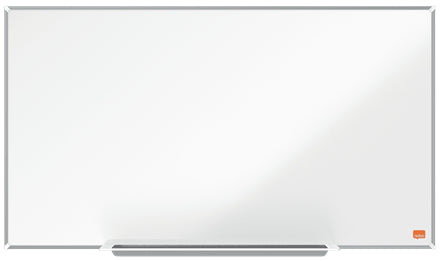Nobo Whiteboard – 71 × 40 cm, Emaille, magnetisch, Aluminiumrahmen, Wandmontage
