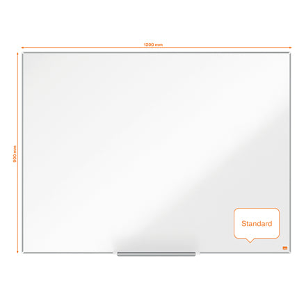 Nobo Whiteboard – 119,1 × 88,3 cm, lackierter Stahl, magnetisch, Wandmontage