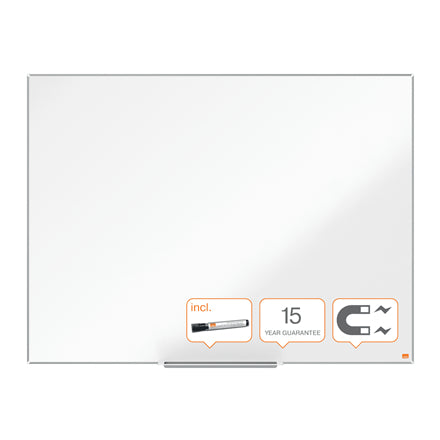 Nobo Whiteboard – 119,1 × 88,3 cm, lackierter Stahl, magnetisch, Wandmontage