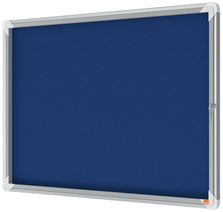 Nobo Pinnwand – Filz, Alurahmen – 92,4 × 66,8 cm, Blau