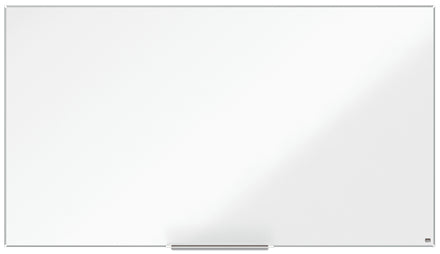 Nobo Whiteboard – 155,4 × 87,6 cm, lackierter Stahl, magnetisch, Wandmontage, inkl. Stifteablage