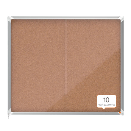Nobo Pinnwand – Kork, Aluminiumrahmen – 114 × 97 cm
