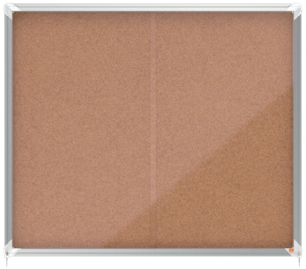 Nobo Pinnwand – Kork, Aluminiumrahmen – 114 × 97 cm