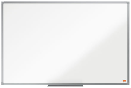 Nobo Whiteboard – 90 × 60 cm, Emaille, magnetisch, Aluminiumrahmen, Wandmontage, inkl. Stifteablage