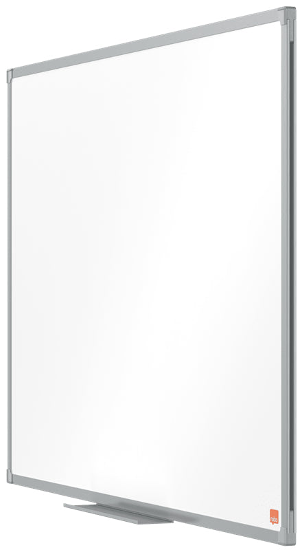 Nobo Whiteboard – 90 × 60 cm, Emaille, magnetisch, Aluminiumrahmen, Wandmontage, inkl. Stifteablage