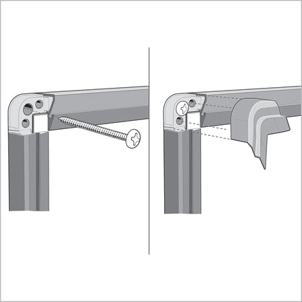 Nobo Pinnwand – Filz, Alurahmen – 120,5 × 89,7 cm, Grau, Premium Plus