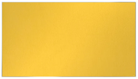 Nobo Pinnwand – Filz, Alurahmen – 122 × 69 cm, Gelb, Impression Pro Widescreen