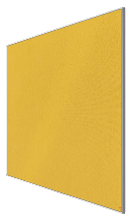 Nobo Pinnwand – Filz, Alurahmen – 122 × 69 cm, Gelb, Impression Pro Widescreen