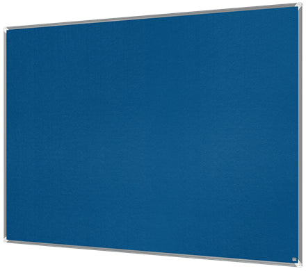 Nobo Pinnwand – Filz, Alurahmen – 182 × 120 cm, Blau, Premium Plus