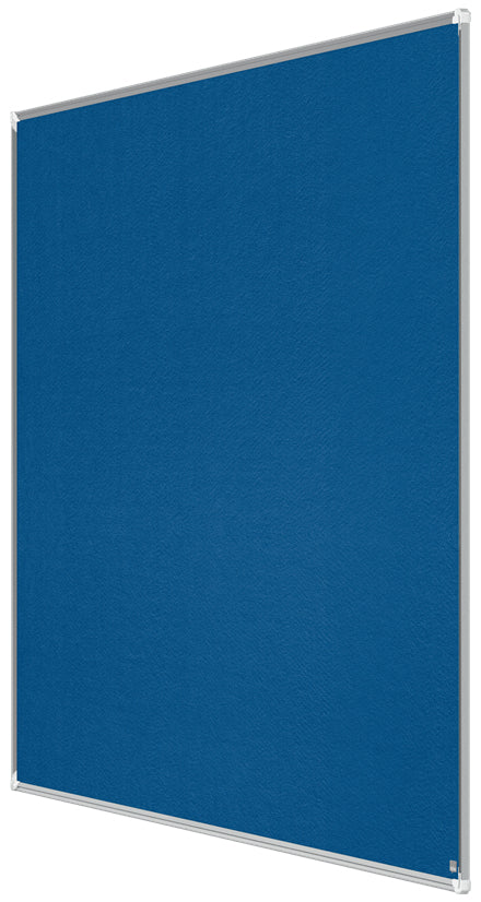 Nobo Pinnwand – Filz, Alurahmen – 182 × 120 cm, Blau, Premium Plus
