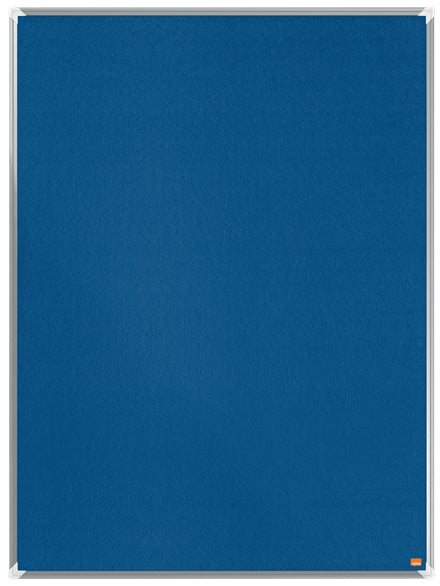 Nobo Pinnwand – Filz, Alurahmen – 120 × 120 cm, Blau