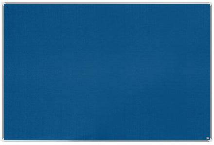 Nobo Pinnwand – Filz, Alurahmen – 182 × 120 cm, Blau, Premium Plus