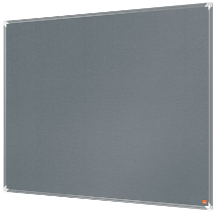 Nobo Pinnwand – Filz, Alurahmen – 120,5 × 89,7 cm, Grau, Premium Plus