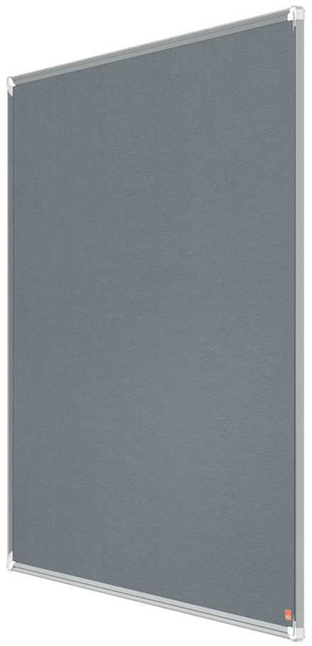 Nobo Pinnwand – Filz, Alurahmen – 120,5 × 89,7 cm, Grau, Premium Plus