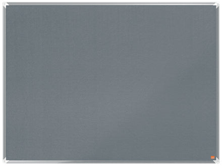 Nobo Pinnwand – Filz, Alurahmen – 120,5 × 89,7 cm, Grau, Premium Plus
