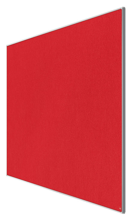 Nobo Pinnwand – Filz, Alurahmen – 122 × 69 cm, Rot, Impression Pro Widescreen