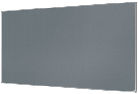 Nobo Pinnwand – Filz, Alurahmen – 240 × 120 cm, Grau, Essence