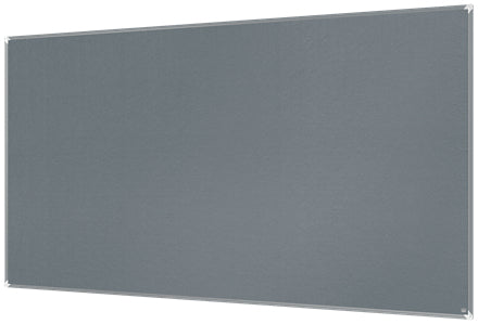 Nobo Pinnwand – Filz, Alurahmen – 240 × 120 cm, Grau, Premium Plus