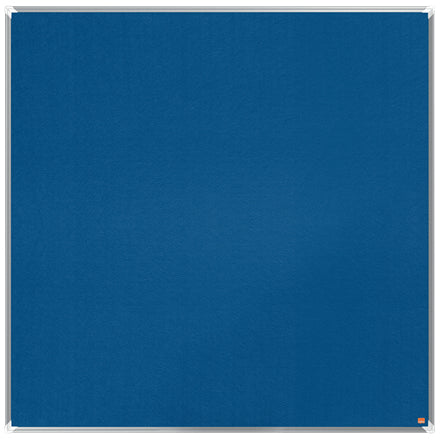 Nobo Pinnwand – Filz, Alurahmen – 120 × 120 cm, Blau