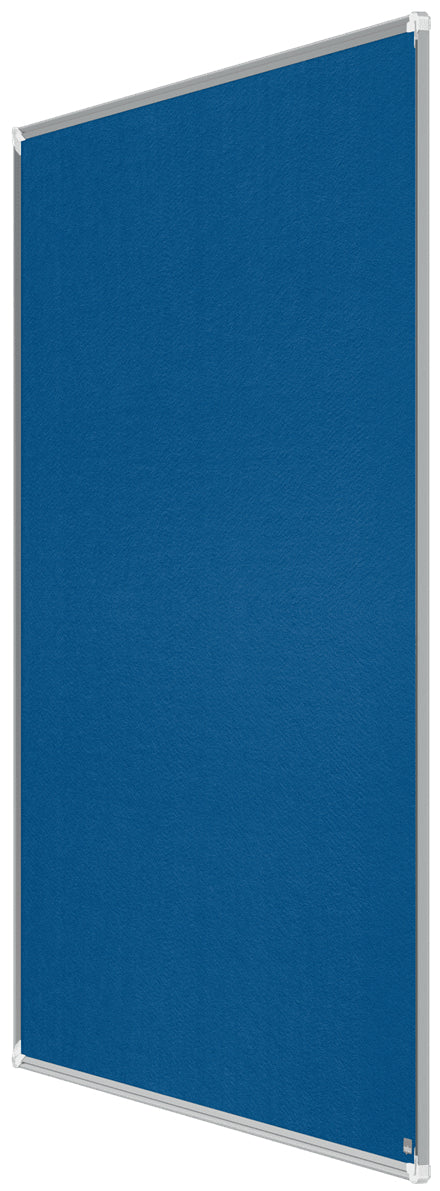 Nobo Pinnwand – Filz, Alurahmen – 120 × 120 cm, Blau