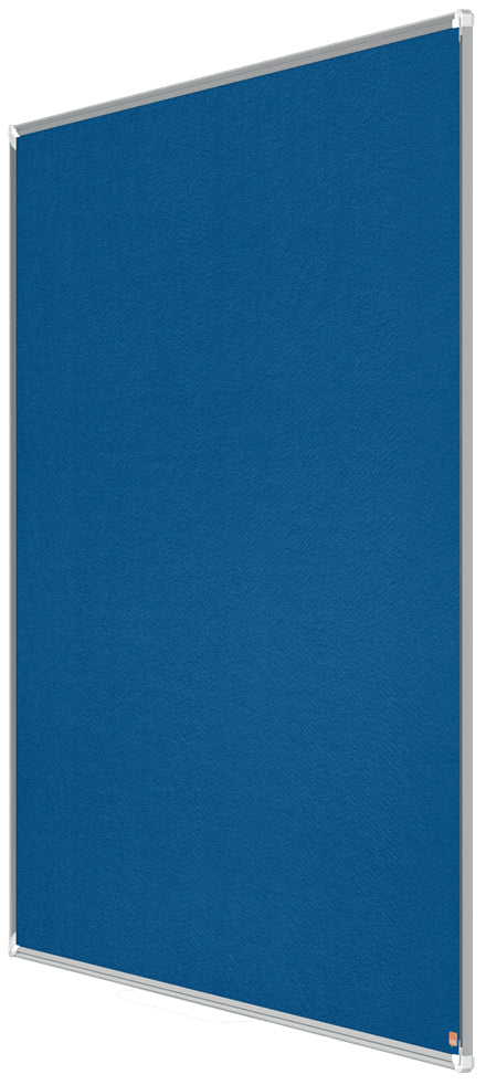 Nobo Pinnwand – Filz, Alurahmen – 155 × 120 cm, Blau, Premium Plus