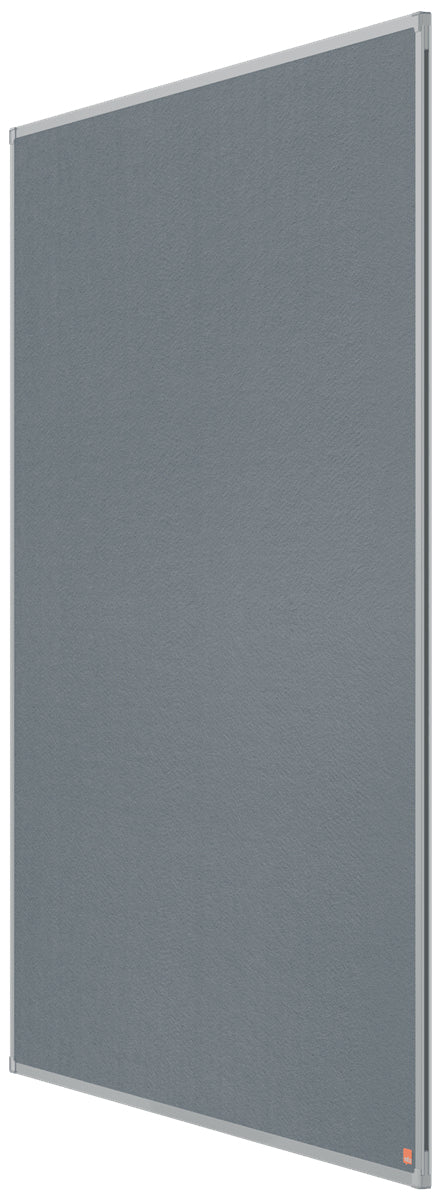 Nobo Pinnwand – Filz, Alurahmen – 119,6 × 119,6 cm, Grau
