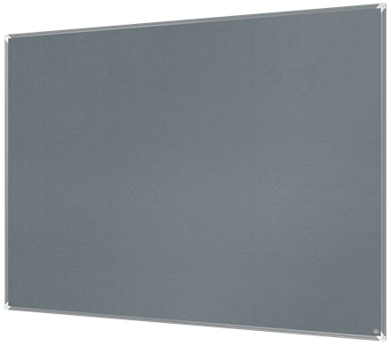 Nobo Pinnwand – Filz, Alurahmen – 180 × 120 cm, Grau