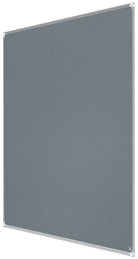 Nobo Pinnwand – Filz, Alurahmen – 180 × 120 cm, Grau
