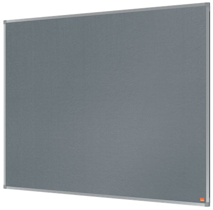 Nobo Pinnwand – Filz, Alurahmen – 121 × 90,5 cm, Grau, Essence